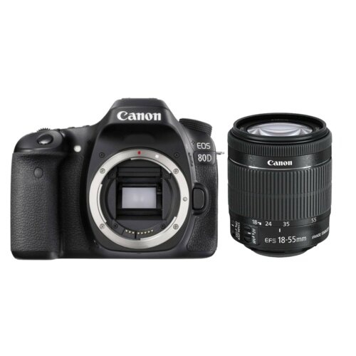 Aparat CANON EOS 850 D Czarny + Obiektyw 18-55 S IS STM