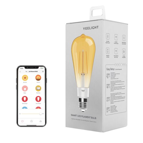 Inteligentna żarówka LED YEELIGHT ST64 6W E27 WiFi
