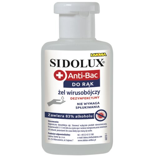 Żel dezynfekcyjny SIDOLUX Anti-Bac 100 ml
