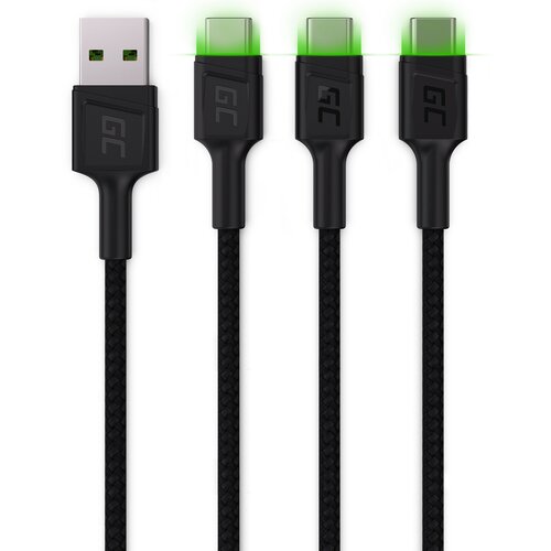 Kabel USB - USB-C GREENCELL 1.2 m