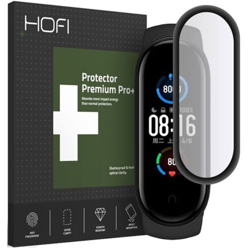 Szkło hybrydowe HOFI Hybrid Glass do Xiaomi Mi Band 5 Czarny