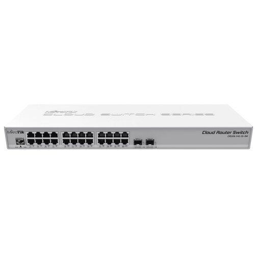 Switch MIKROTIK CRS326-24G-2S+RM Gigabit Ethernet, 26 portów, Funkcja PoE, Zarządzalny