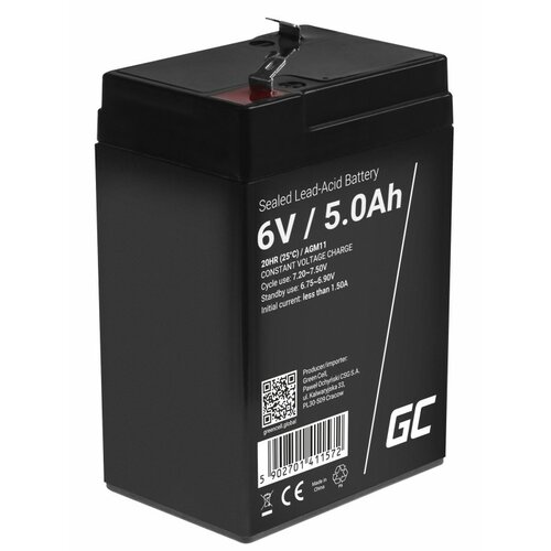 Akumulator GREEN CELL AGM11 5Ah 6V