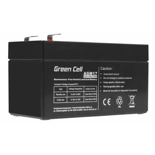 Akumulator GREEN CELL AGM17 1.2Ah 12V