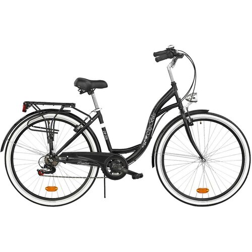 Rower miejski DAWSTAR Citybike S6B 28 cali damski Czarny