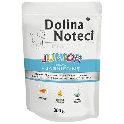 Karma dla psa DOLINA NOTECI Premium Junior Jagnięcina 300 g