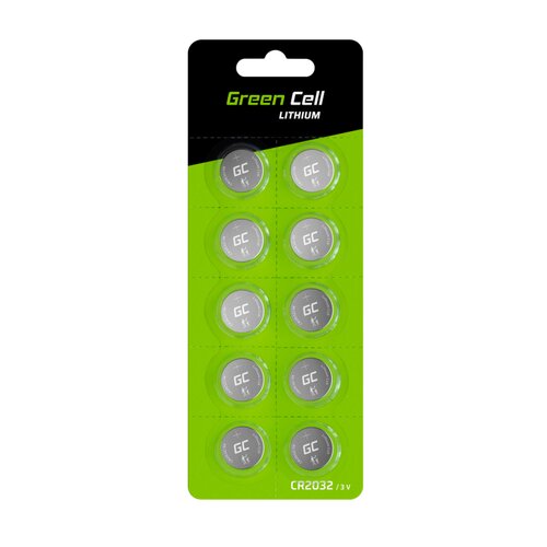 Baterie CR2032 220 mAh GREENCELL Lithium (10 szt.)