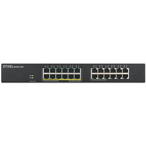 Switch ZYXEL GS1900-24EP-EU0101F Gigabit Ethernet, 24 porty, Funkcja PoE, Zarządzalny