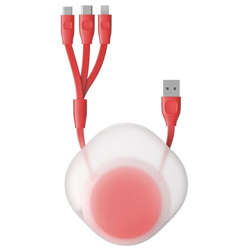Kabel USB - Lightning/USB-C/Micro USB BASEUS Let's go Little Reunion 0.85 m