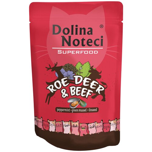 Karma dla kota DOLINA NOTECI Superfood z sarną i wołowiną 85 g