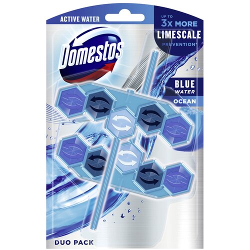 Kostka do WC DOMESTOS Active Water Ocean 2x53g