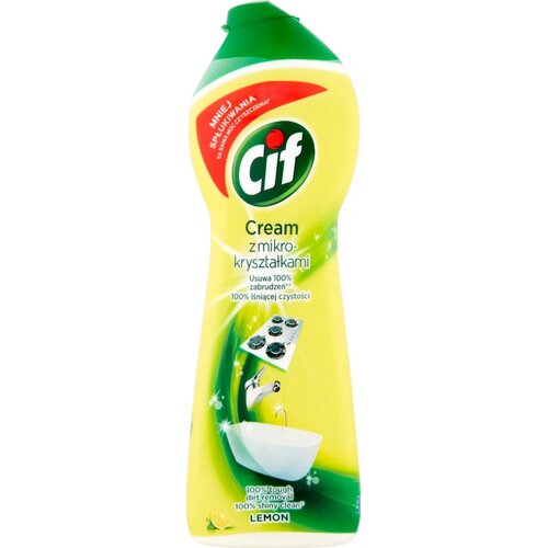 Mleczko do czyszczenia CIF Cream Lemon 780 ml
