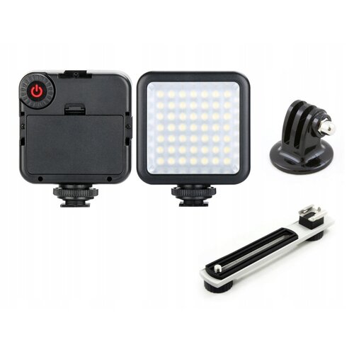 Lampa LED ULANZI W49 Czarny + Szyna
