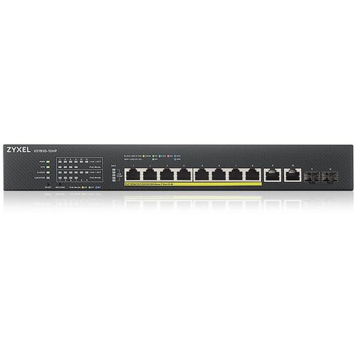 Switch ZYXEL XS1930-12HP-ZZ0101F 10 Gigabit Ethernet, 12 portów, Funkcja PoE, Zarządzalny