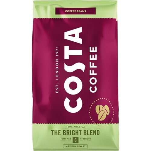Kawa ziarnista COSTA COFFEE Bright Blend Arabica 1 kg