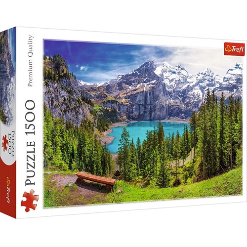 Puzzle TREFL Premium Quality Jezioro Oeschinen 26166 (1500 elementów)