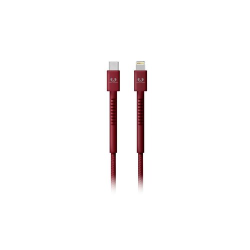 Kabel USB-C - Lightning FRESH N REBEL 1.5 m Ruby Red Bordowy
