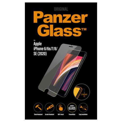Szkło hartowane PANZERGLASS do Apple iPhone 6/6S/7/8/SE 2020