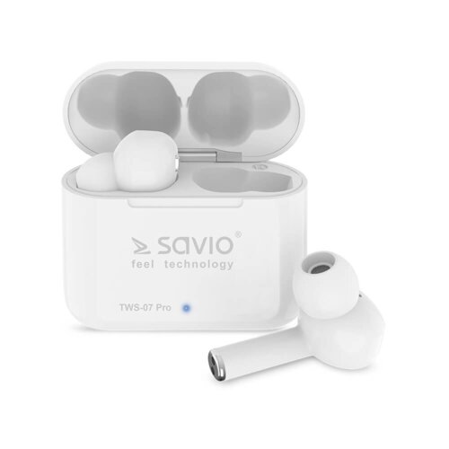 Słuchawki douszne SAVIO TWS-07 PRO Biały