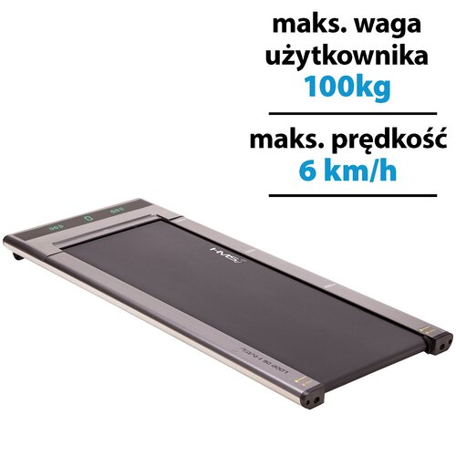 Bieżnia elektryczna HMS Loop 06 Szary 367W 6km/h
