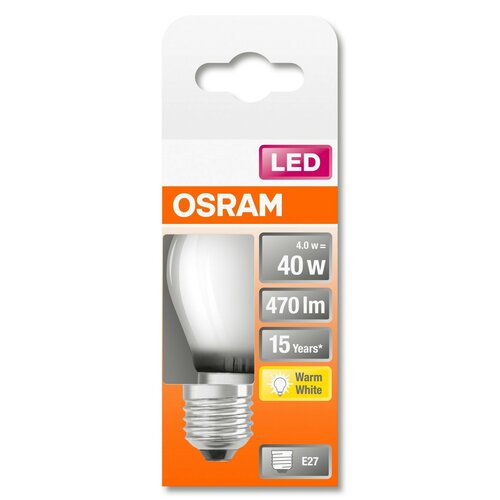 Żarówka LED OSRAM Star Classic P GL FR 40 NON-DIM 4W E27