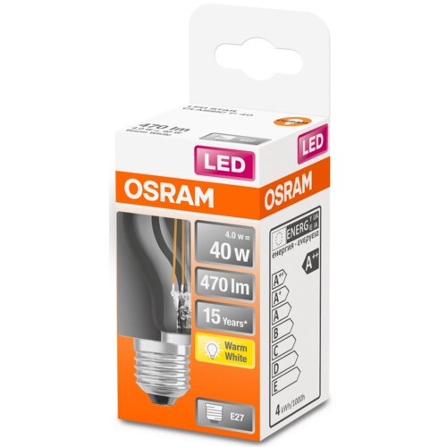 Żarówka LED OSRAM STAR CL P FIL 40 NON-DIM 4W E27