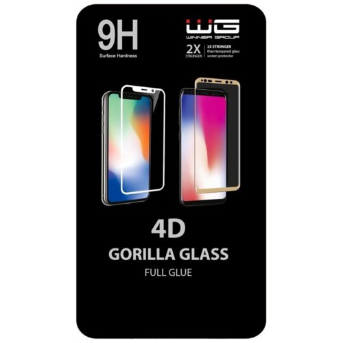 Szkło hartowane WINNER GROUP 4D Full Glue do Samsung Galaxy M11 Czarny