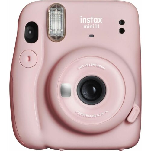 Aparat FUJIFILM Instax Mini 11 Różowy + Wkład 10 szt. + 2 Small Shacolla