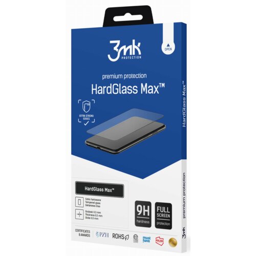 Szkło hartowane 3MK HardGlass Max do Apple iPhone 12/12 Pro
