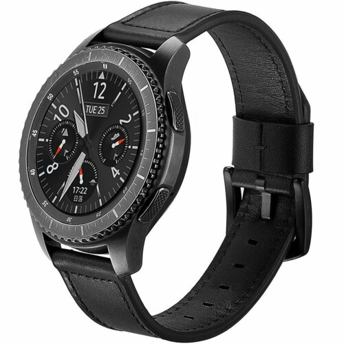 Pasek TECH-PROTECT Herms do Samsung Galaxy Watch 3 (41mm) Czarny