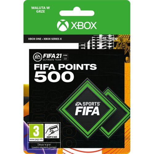 Kod aktywacyjny FIFA 21 Ultimate Team - 500 punktów