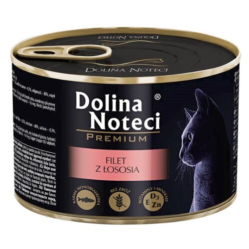 Karma dla kota DOLINA NOTECI Premium Filet z łososia 185 g