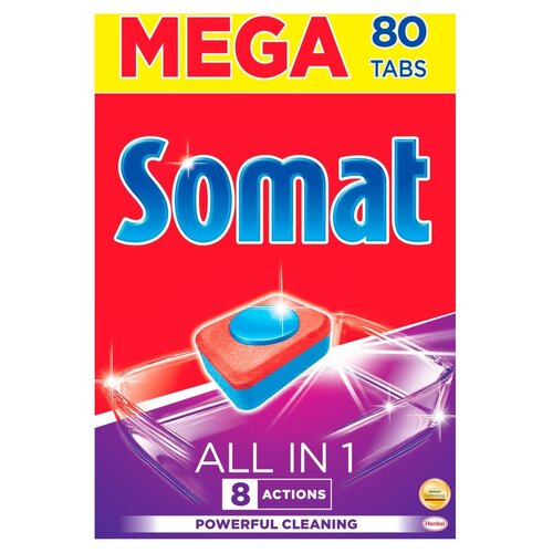 Tabletki do zmywarek SOMAT All-In-One 80 szt.