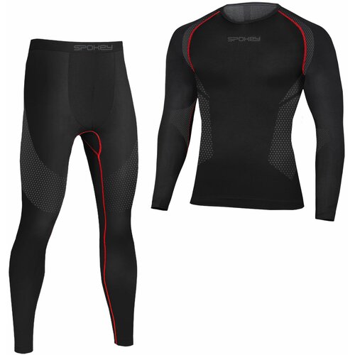 Bielizna termoaktywna SPOKEY Lee (rozmiar XL/XXL) Czarno-czerwony
