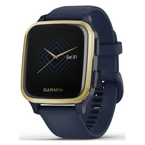 Zegarek sportowy GARMIN Venu Sq Music Granatowo-złoty