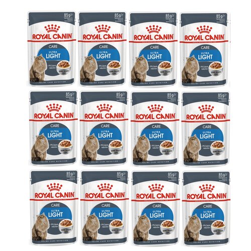 Karma dla kota ROYAL CANIN Ultra Light Gravy 12 x 85 g