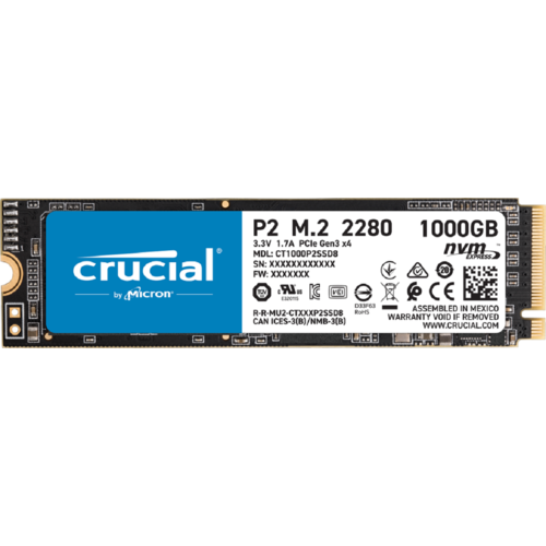 Dysk CRUCIAL P2 1TB SSD