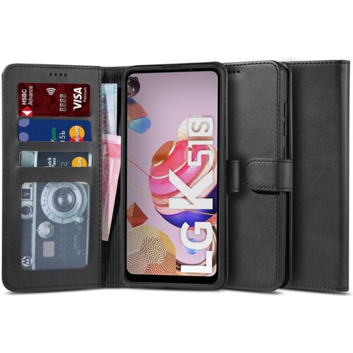 Etui TECH-PROTECT AirWallet 2 do LG K51S Czarny