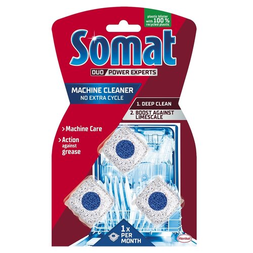 Kapsułki do czyszenia zmywarki SOMAT Machine Cleaner - 3 szt.