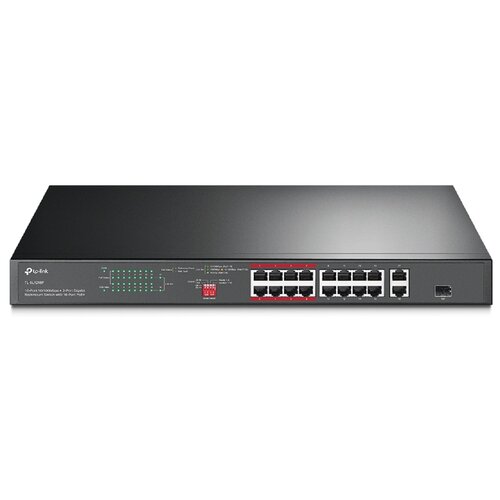 Switch TP-LINK TL-SL1218P Gigabit Ethernet, 19 portów, Funkcja PoE