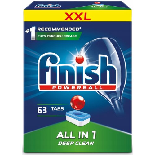 Tabletki do zmywarek FINISH Powerball All in 1 - 63 szt.