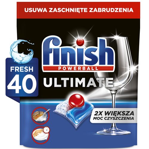 Kapsułki do zmywarek FINISH Powerball Ultimate All in 1 Fresh - 40 szt.