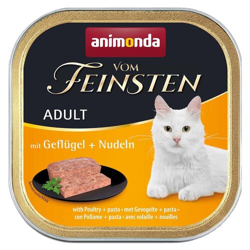 Karma dla kota ANIMONDA Vom Feinsten Drób z makaronem 100 g