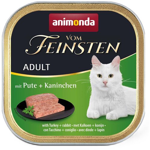Karma dla kota ANIMONDA Vom Feinsten Indyk z królikiem 100 g
