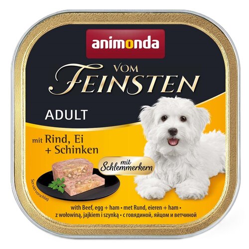 Karma dla psa ANIMONDA Vom Feinsten Wołowina z jajkiem i szynką 150 g