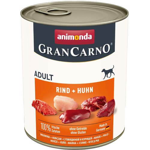 Karma dla psa ANIMONDA GranCarno Wołowina z kurczakiem 800 g