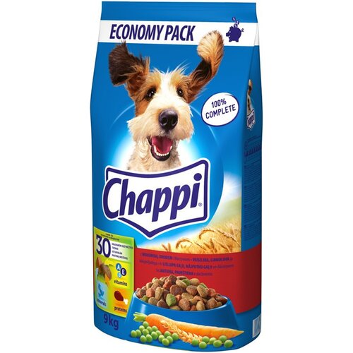 Karma dla psa CHAPPI Wołowina i drób 9 kg