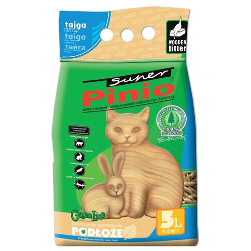 Żwirek dla kota SUPER BENEK Super Pinio Tajga 10 L