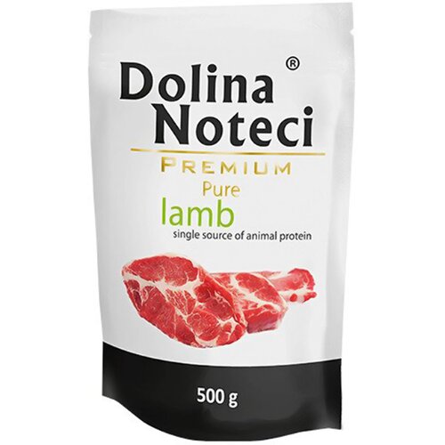 Karma dla psa DOLINA NOTECI Premium Pure bogata w jagnięcinę 500 g