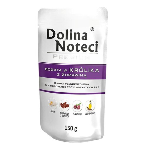 Karma dla psa DOLINA NOTECI Premium Królik z żurawiną 150 g